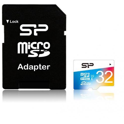 32 GB Silicon Power Elite microSDHC Class 10 Retail inkl. Adapter  