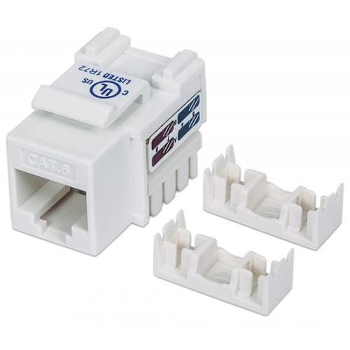 INTELLINET KEYSTONE JACK CAT5E PUNCH-DOWN UTP BLANCO