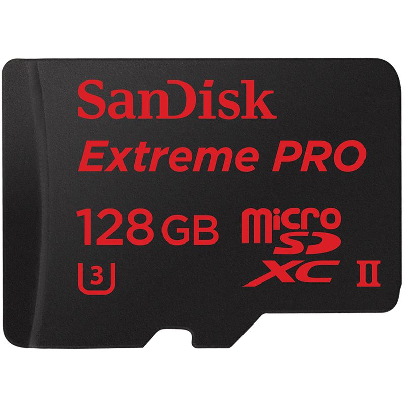 128 GB SanDisk Extreme Pro microSDXC Class 10 Retail inkl. Adapter ...