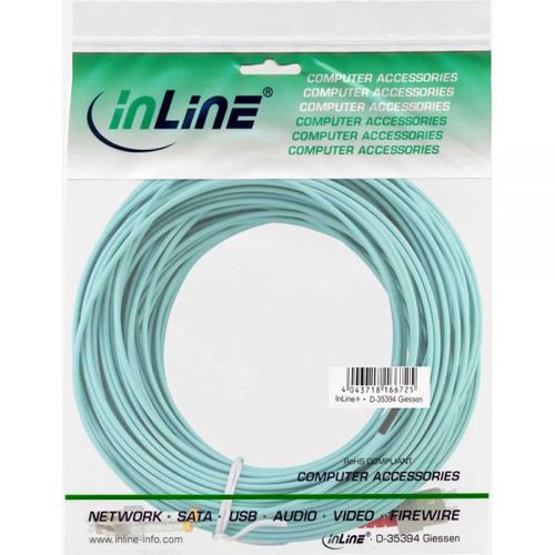 €0,48*/1m) 35.00m InLine LWL Duplex Patchkabel 50/125 µm OM3 LC 