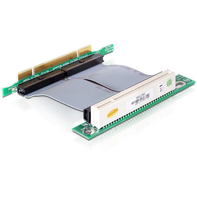 Delock Riser Card PCI 32bit zu PCI 32bit +7cm Kabel