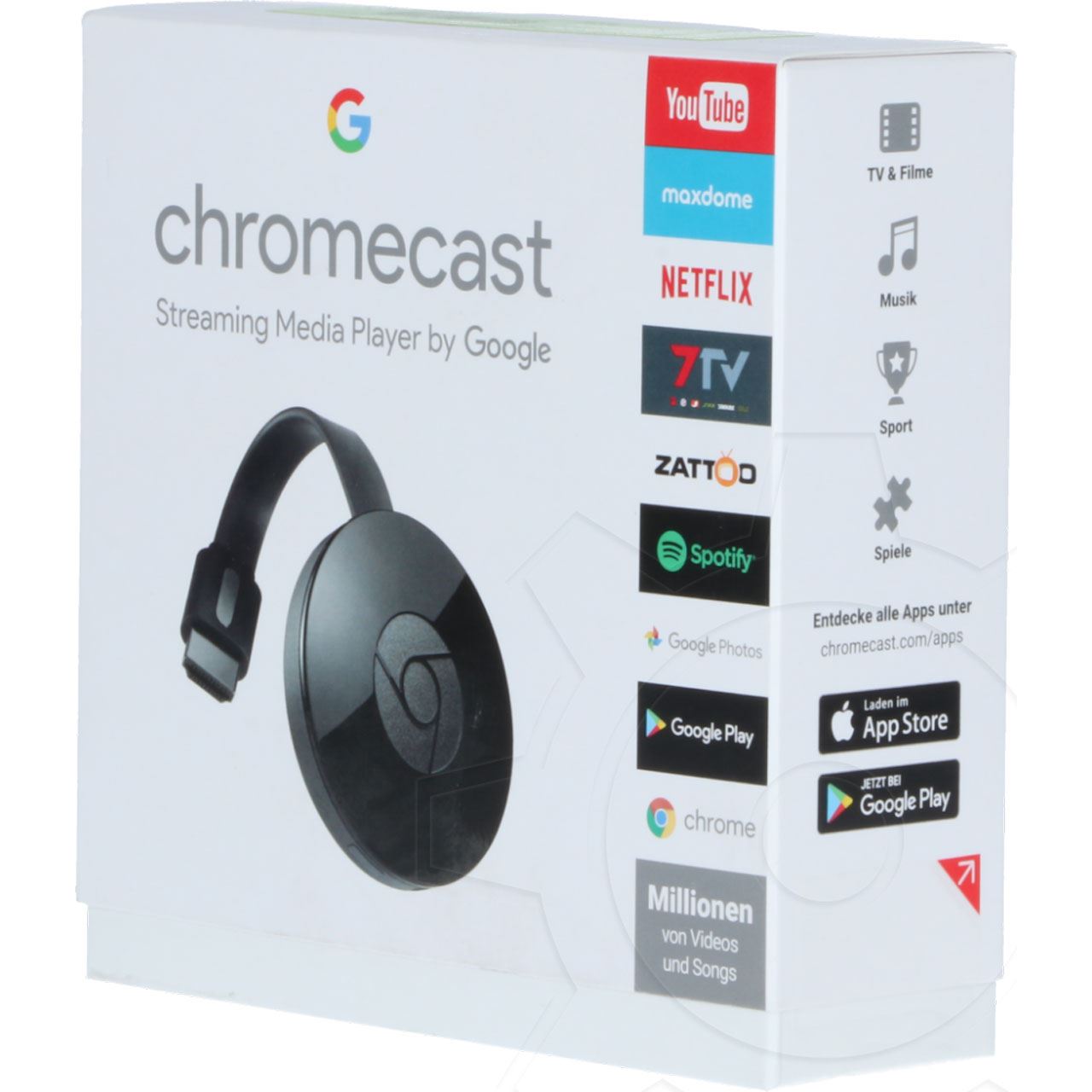 google chromecast media player