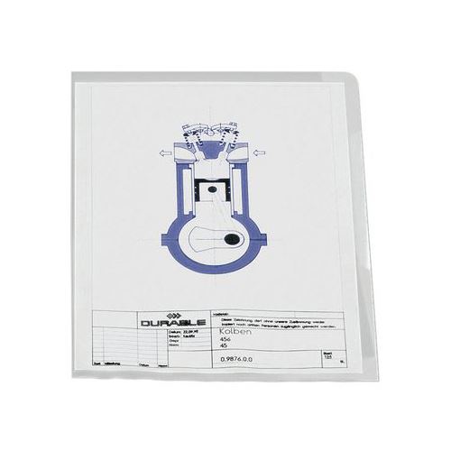 Soennecken Sichthüllen DIN A4 - 100 Stück Blau