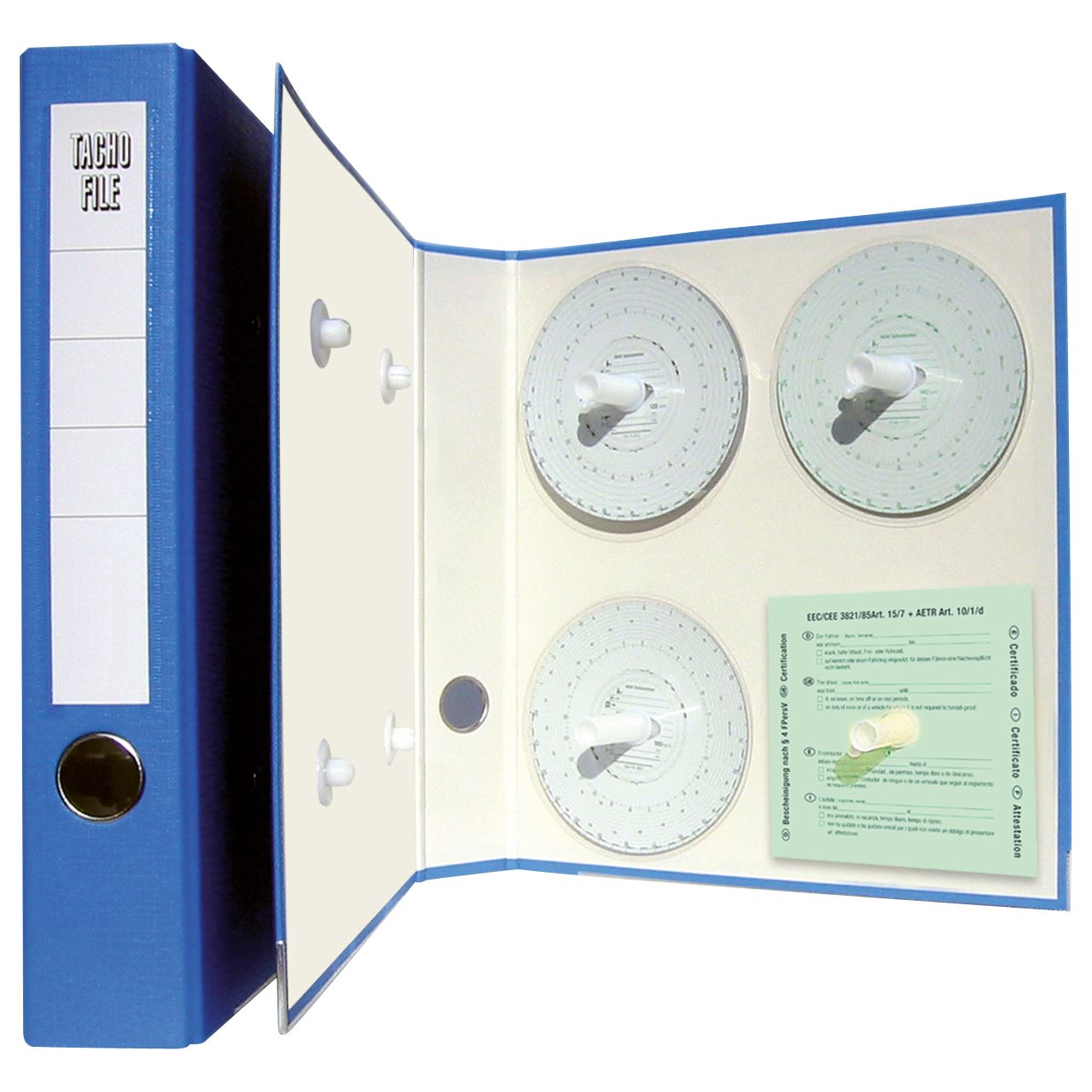 RNK Verlag Ordner für Diagrammscheiben, blau