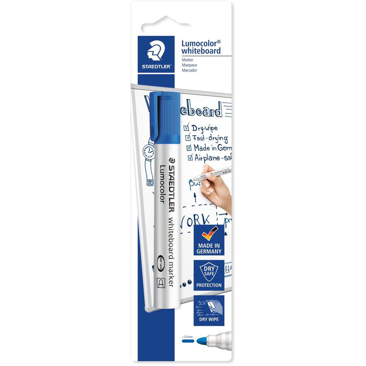 STAEDTLER Lumocolor WhiteboardMarker 351, blau WhiteboardMarker Mindfactory.de