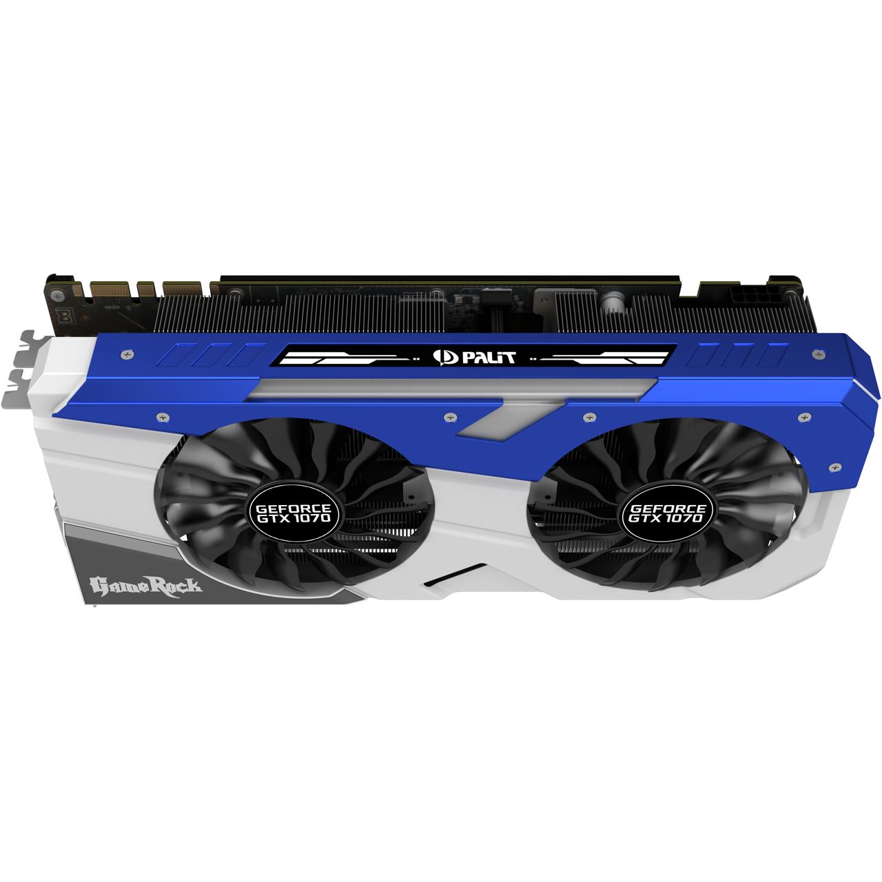 8GB Palit GeForce GTX 1070 GameRock Premium Edition Aktiv PCIe 3.0 x16 ...
