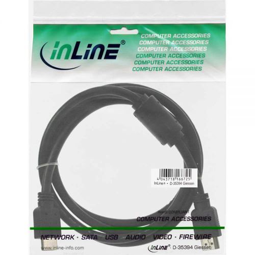 €4,60*/1m) 1.50m InLine HDMI Anschlusskabel High-Speed HDMI 