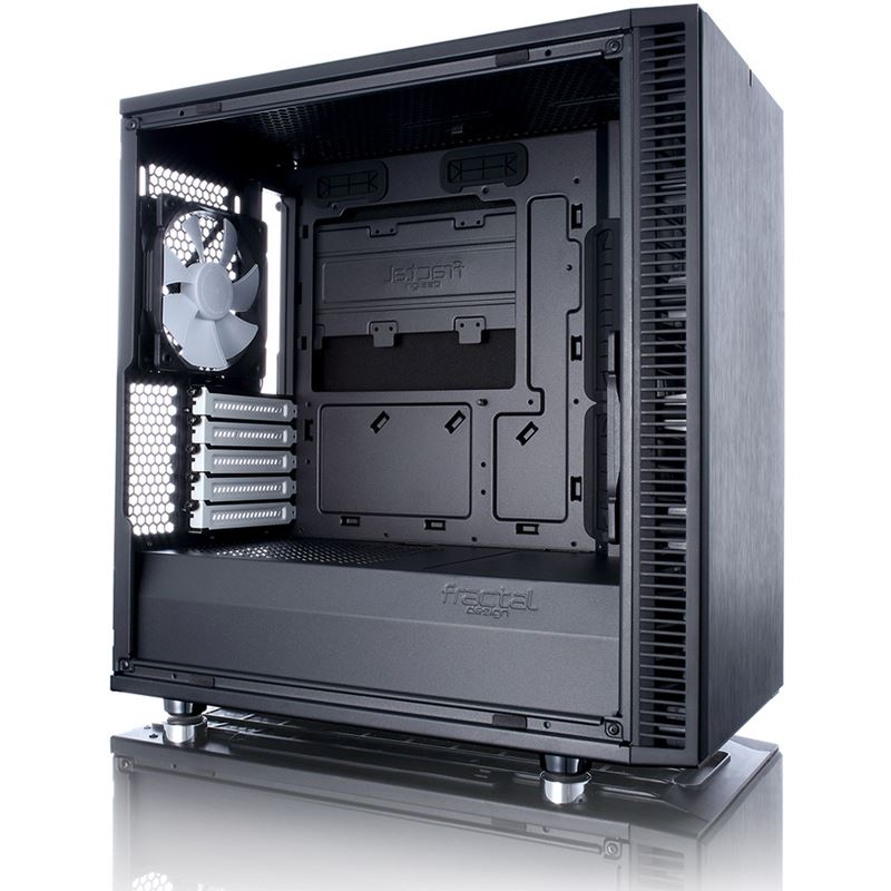 Fractal Design Define Mini C Gedämmt Mit Sichtfenster Mini Tower Ohne Netzteil Schwarz