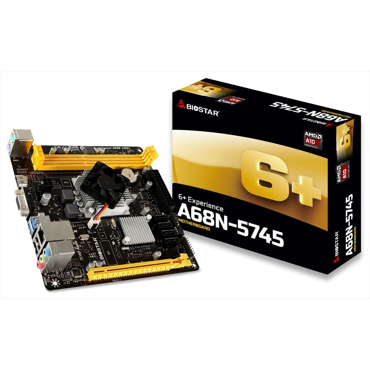 Biostar A68N-5745 AMD A70M So.BGA Dual Channel DDR3 Mini-ITX Retail ...