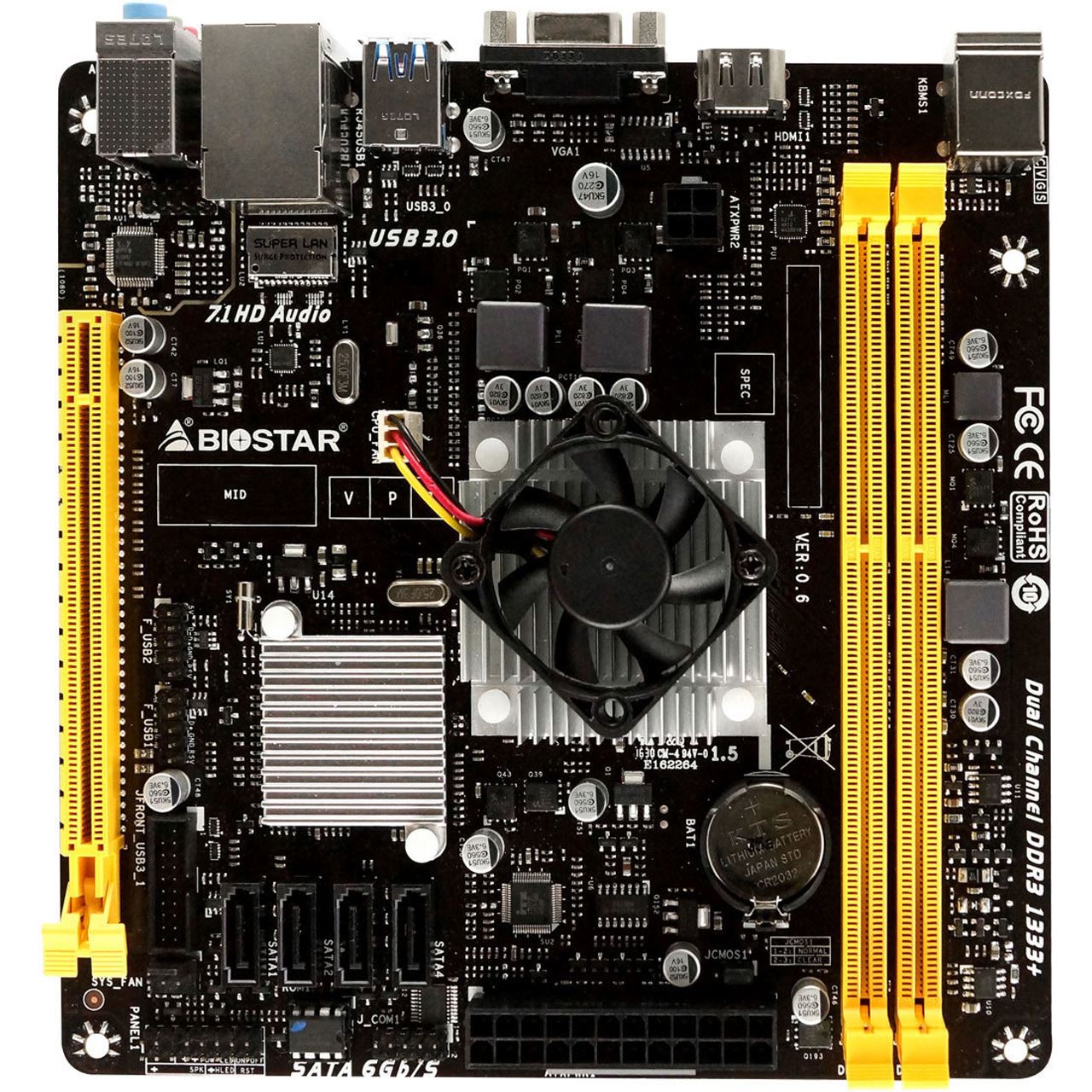Biostar A68N-5745 AMD A70M So.BGA Dual Channel DDR3 Mini-ITX Retail ...