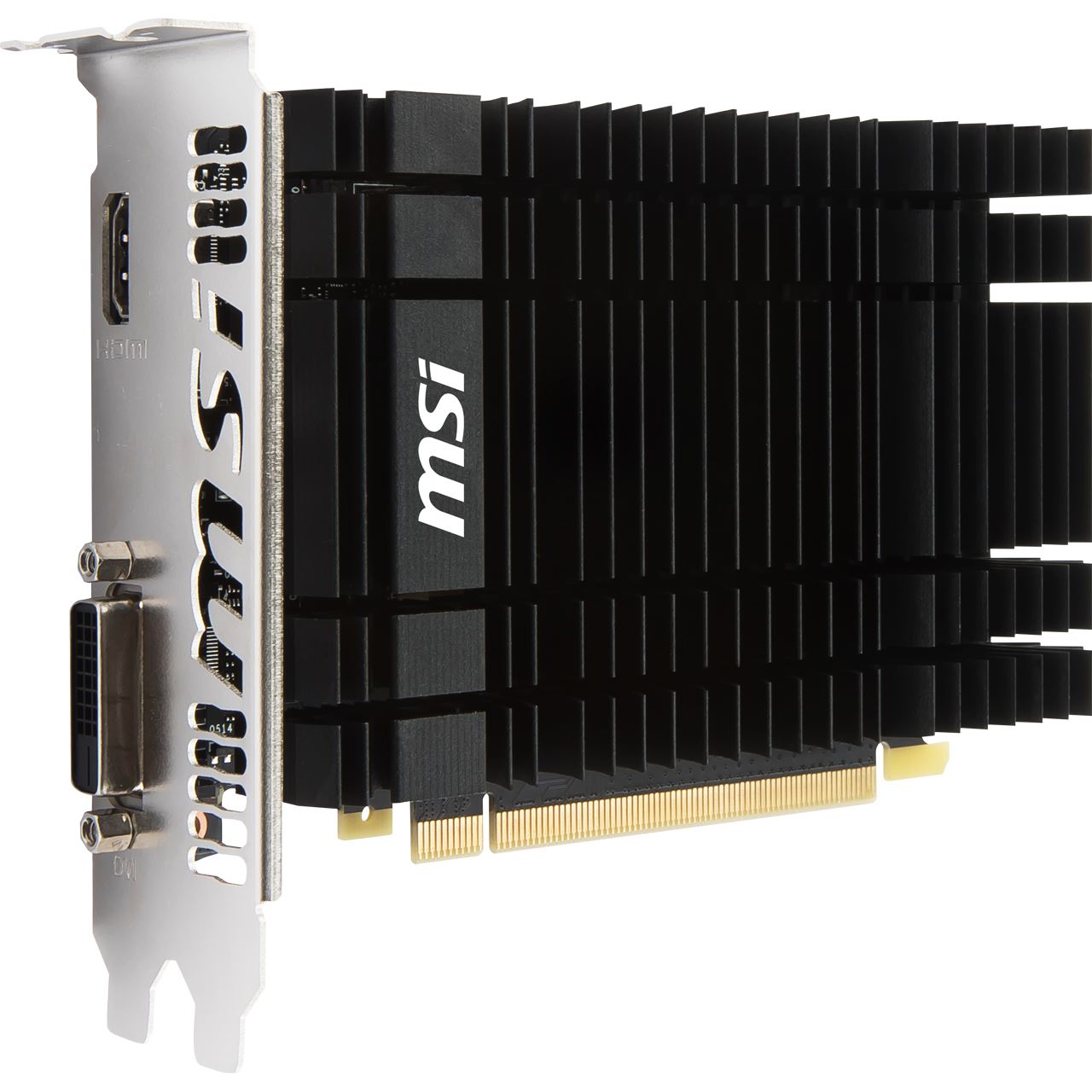 2GB MSI GeForce GT 1030 2GH OC Passiv PCIe 3.0 x16 (x4) (Retail) - GT ...