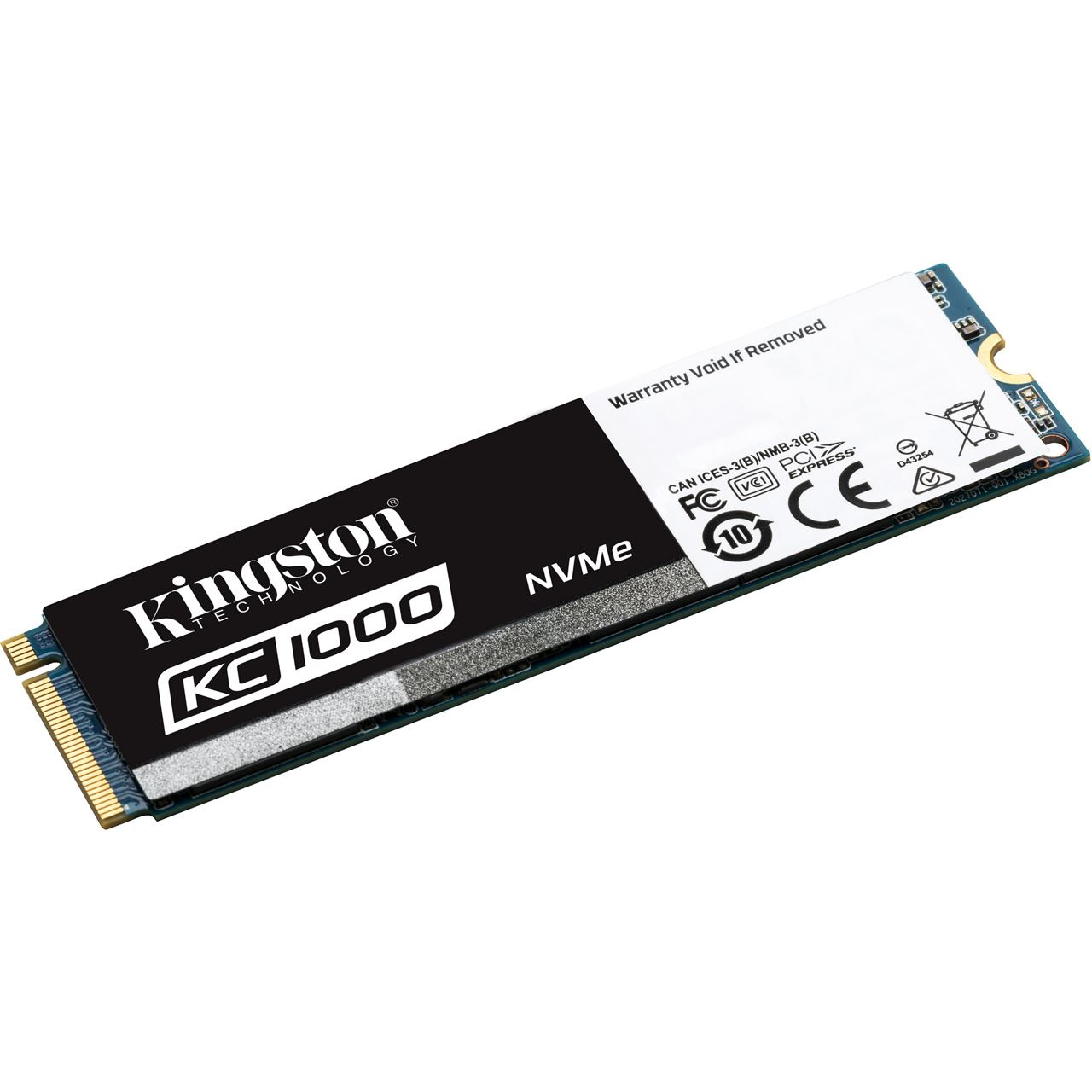 240GB Kingston KC1000 NVMe M.2 2280 PCIe 3.0 x4 32Gb/s MLC NAND ...