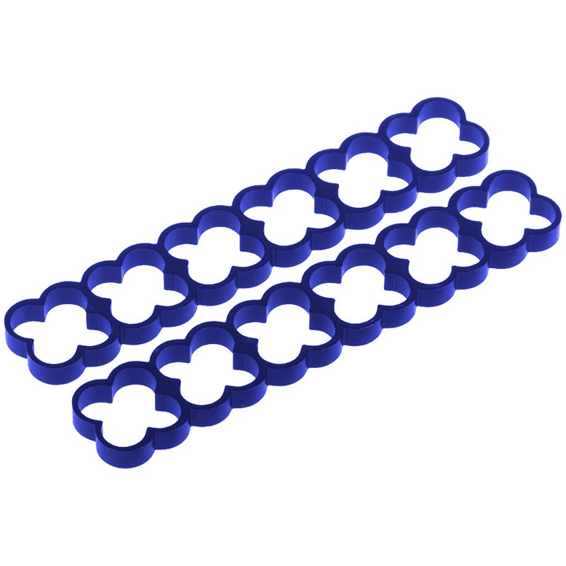 Alphacool Eiskamm Alu X24 - 4mm - 2 Stück blau
