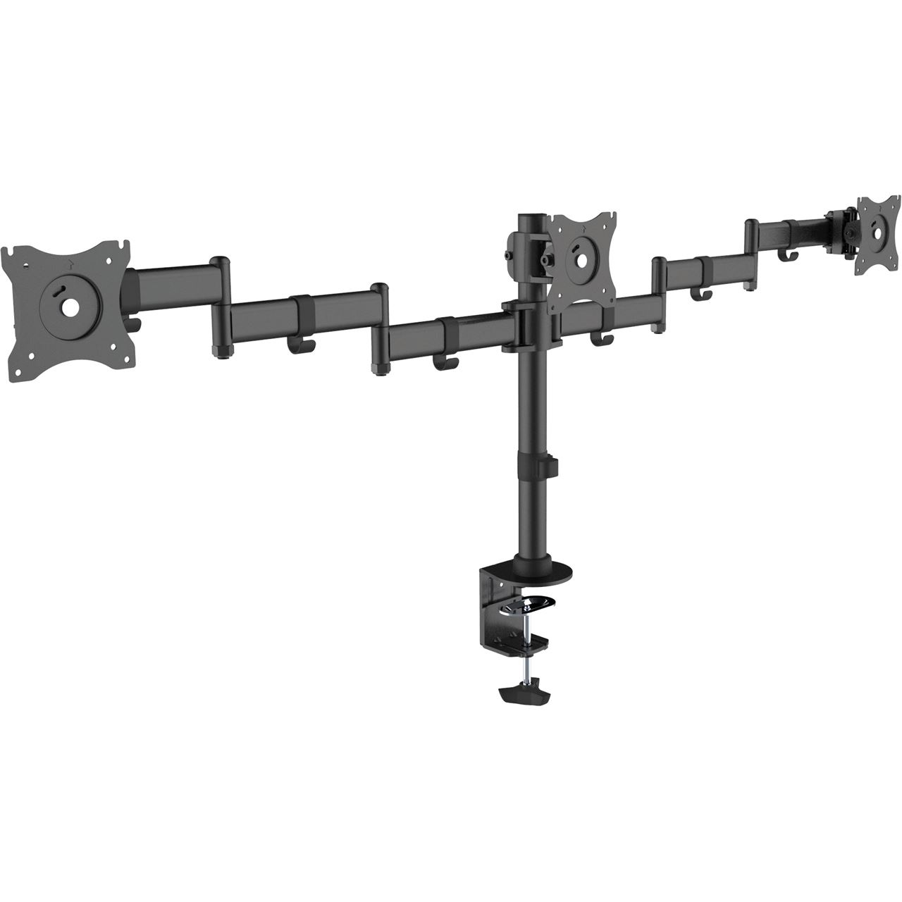 Equip Supporto Da Tavolo Con Molla A Gas 13-27 Pollici - Braccio TFT Regolabile 360°, Fino A 9kg, Colore Argento (650112)