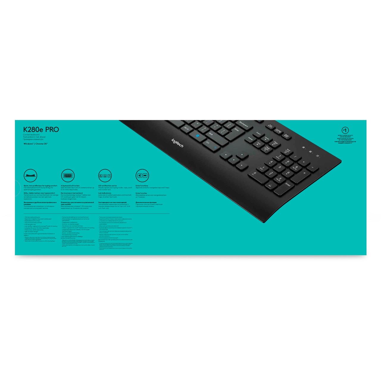 Logitech Corded Keyboard K280e - FR-Layout - Tastaturen international ...