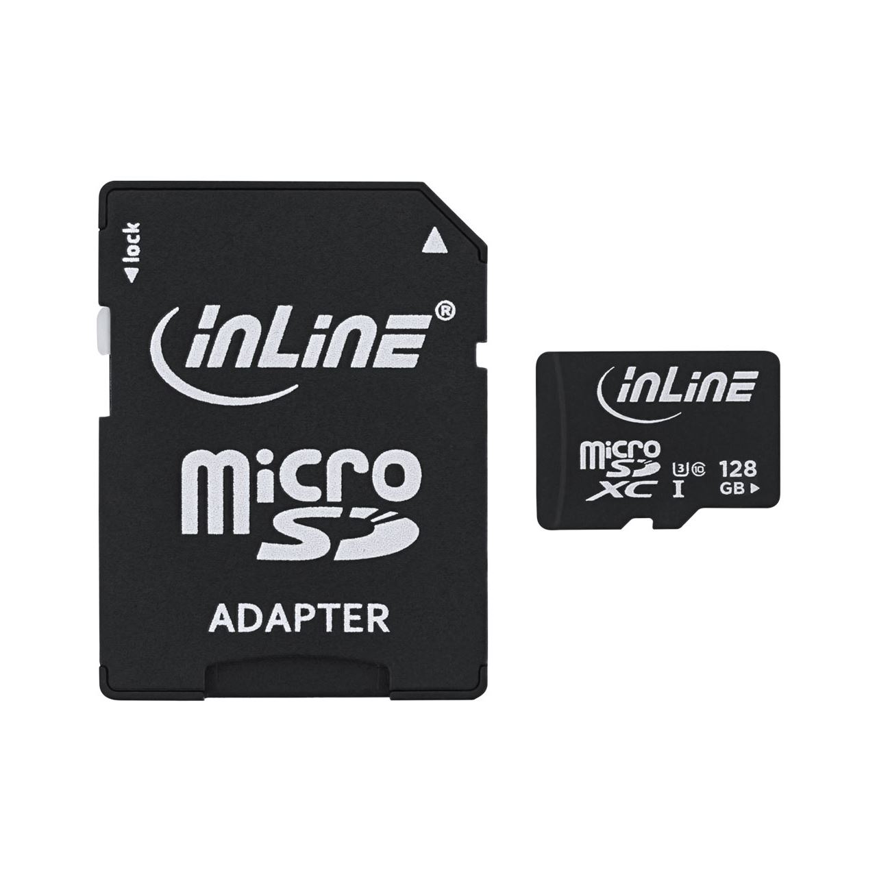 128 GB InLine microSDXC Class 10 UHS-I U3 Retail inkl. Adapter auf SD ...