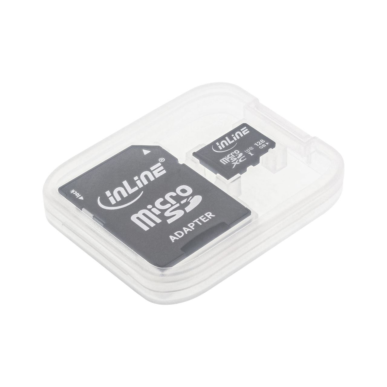 128 GB InLine microSDXC Class 10 UHS-I U3 Retail inkl. Adapter auf SD ...