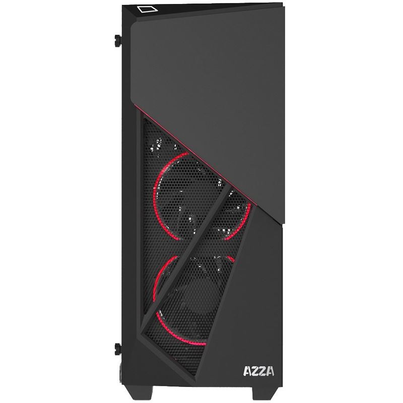 Azza Inferno 310 Mit Sichtfenster Midi Tower Ohne Netzteil Schwarz Azza Inferno 310 mit Sichtfenster Midi Tower ohne Netzteil schwarz