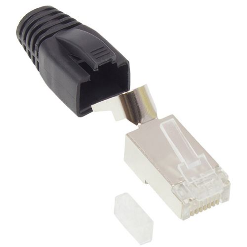 Good Connections Netzwerkstecker Cat 6a Rj45 Geschirmt Fur Cat 7 Kabel Inkl Zugentlastung Und