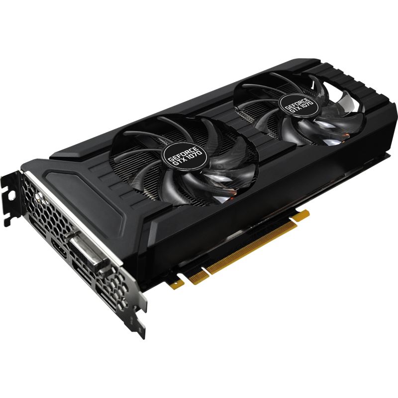 8GB Palit GeForce GTX 1070 Dual Aktiv PCIe 3.0 x16 Bulk Artikel ...