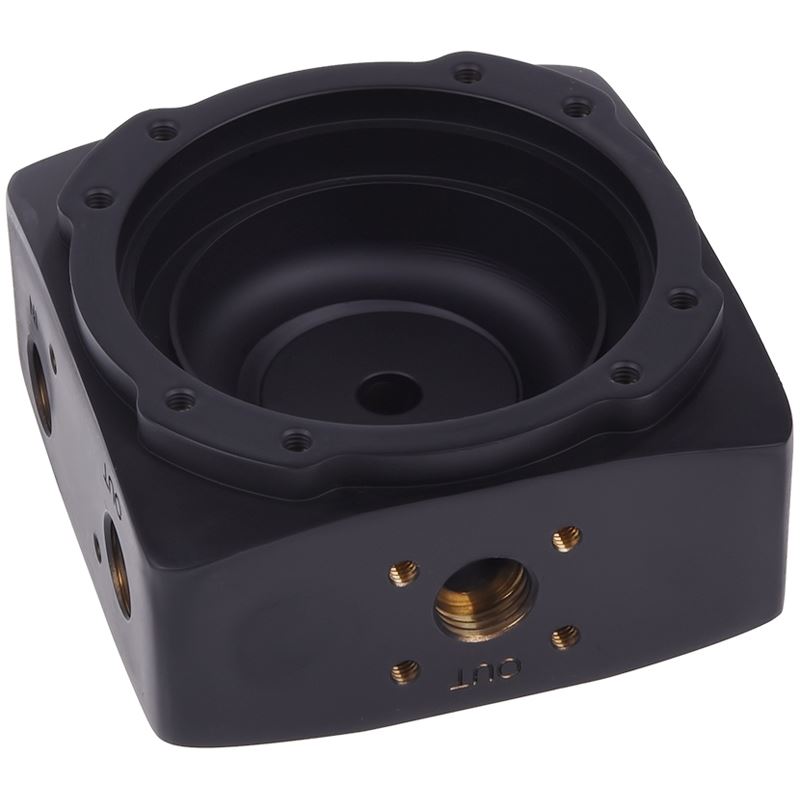 Alphacool Eisdecke DDC/D5 Ausgleichsbehälter - 80x80x45 Mm, Für Wasserkühlung, Aus Plexiglas, Mit Montagematerial