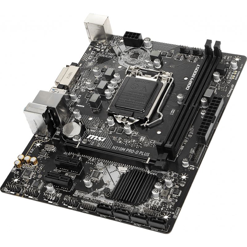 MSI H310M PRO-D PLUS Intel H310 Dual Channel DDR mATX