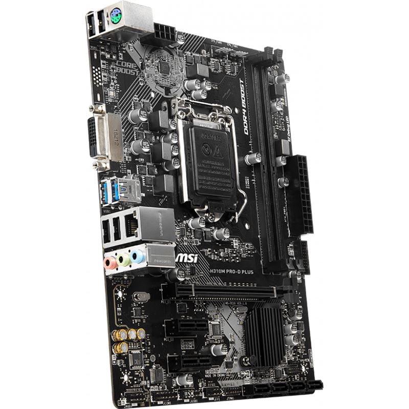 MSI H310M PRO-D PLUS Intel H310 So.1151 Dual Channel DDR mATX Retail ...