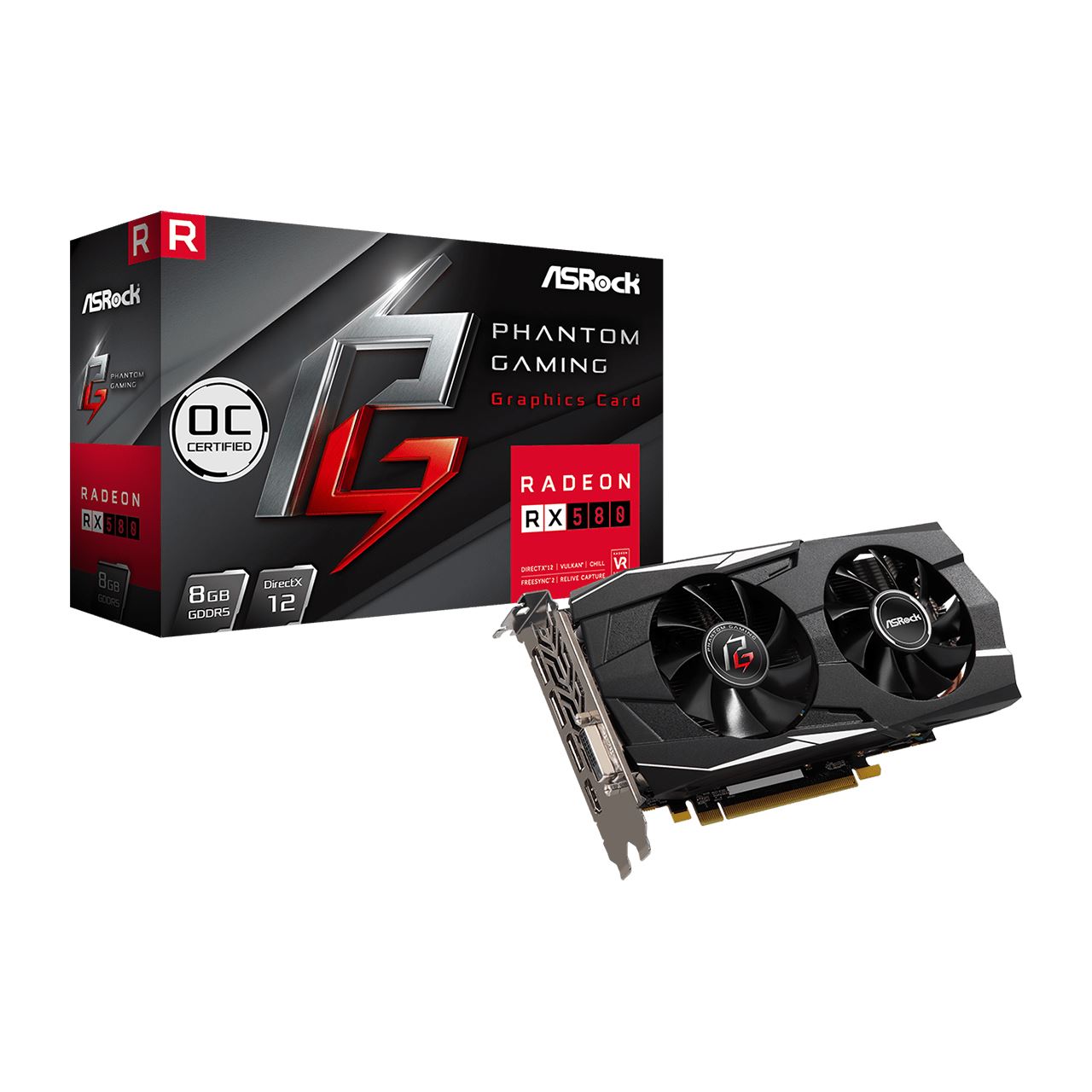 8GB ASRock Radeon RX 580 Gaming D Aktiv PCIe 3.0 x16 (Retail ...