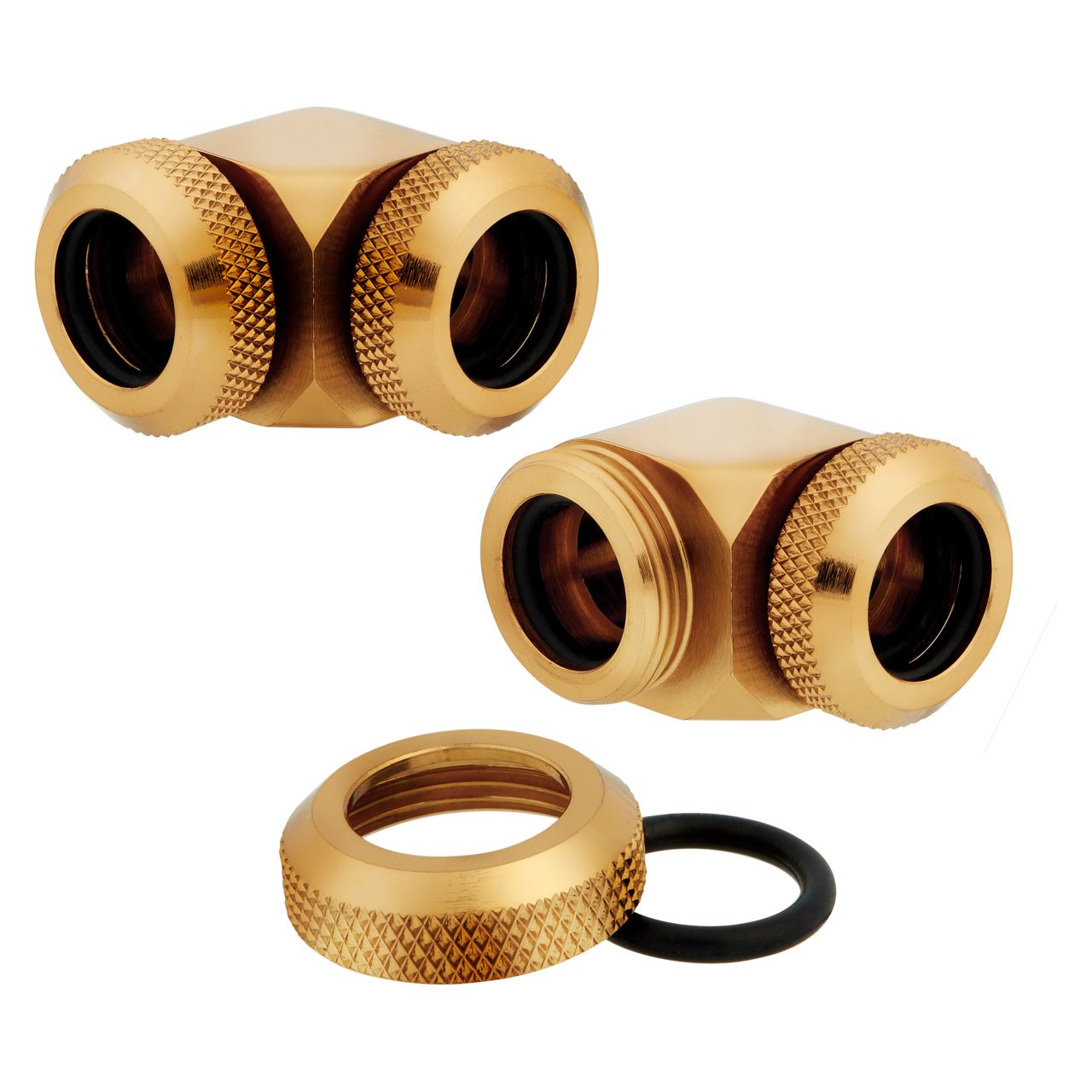 Raccordi Idraulici Corsair Hydro X 90° - Per Tubi Rigidi 12mm, Confezione Da 2 - Foto 4