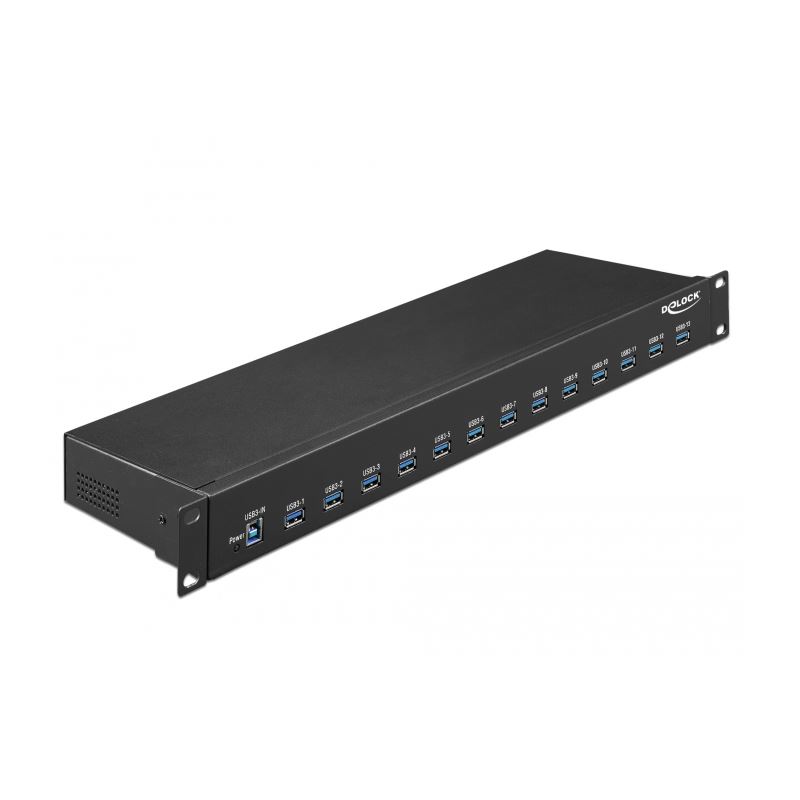 Delock 19 Industrie Hub 13 x USB 3.1 Gen 1 Typ-A