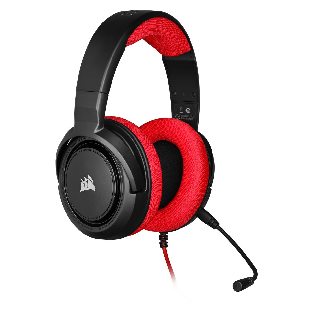 Corsair HS35 STEREO Gaming Headset, rot Headsets kabelgebunden