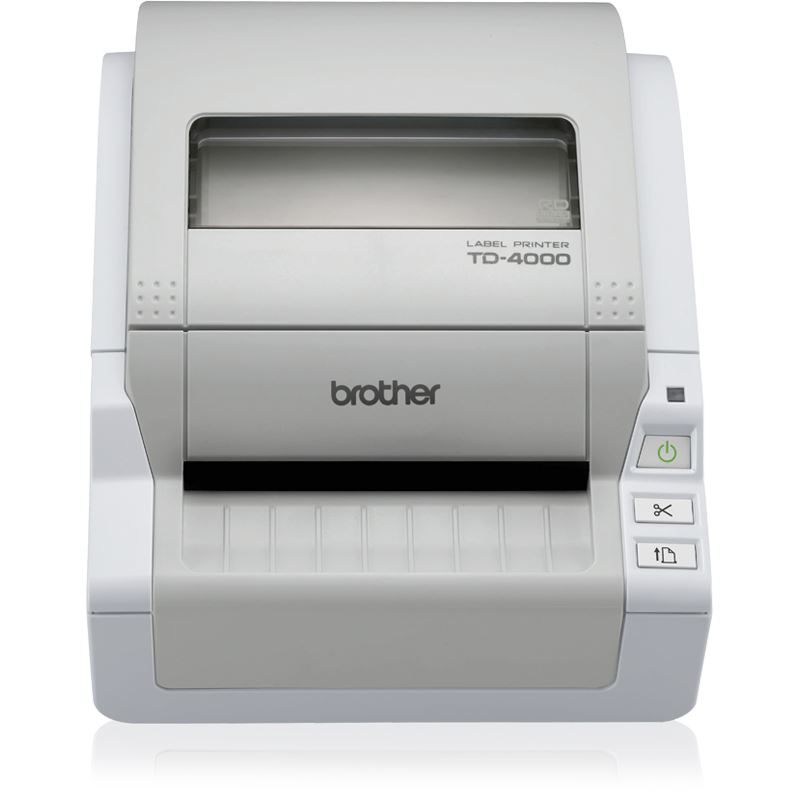 Brother 4IN DT LABEL/RECEIPT Printer, TD4000ZX1 Thermotransferdrucker
