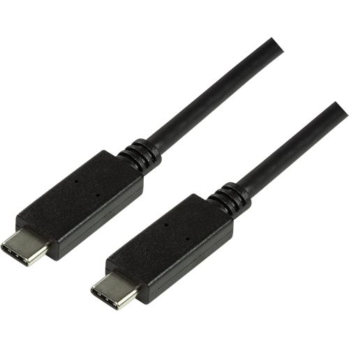 0.50m LogiLink USB-C Anschlusskabel USB 3.1 USB C Stecker auf USB C ...