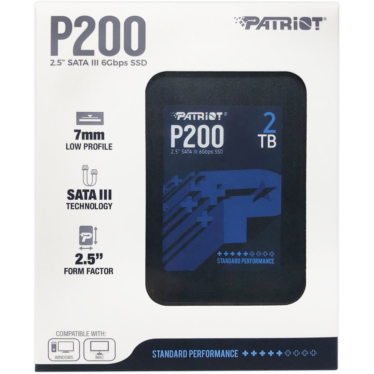 PATRIOT P200 2TB SSD 2.5インチ PATRIOT P200 2TB SSD 2.5インチ