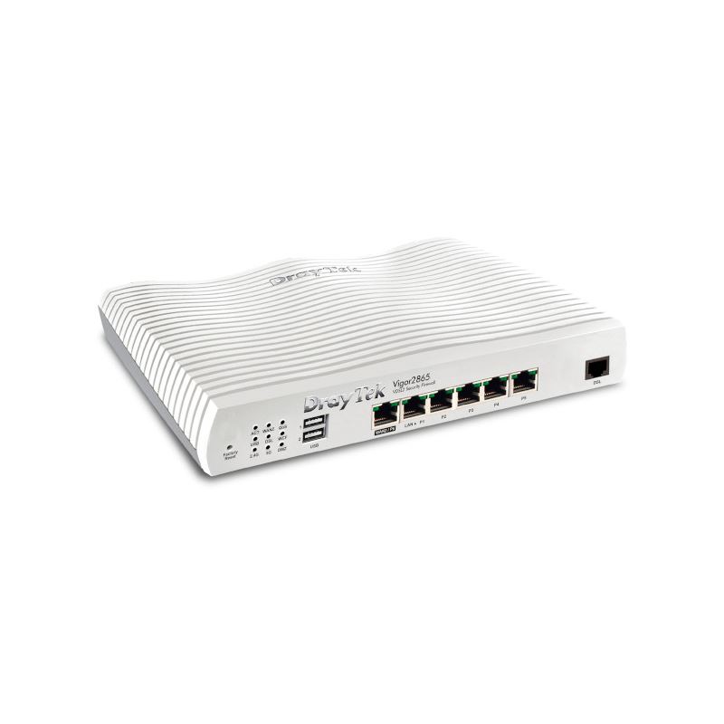 DrayTek Vigor 2865 Modem Router VDSL2 Supervectoring, Firewall VPN, Annex B