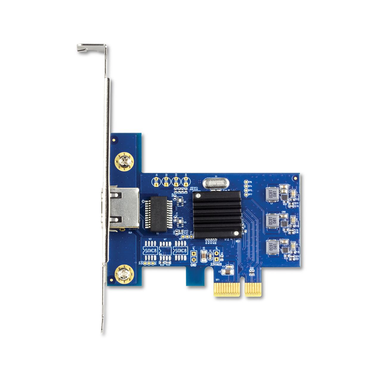 Carte Réseau PCIe 2.5 Gigabit Cudy PE25 - Compatible Windows 10/8/7, Linux - Faible Profil, Wake-on-LAN