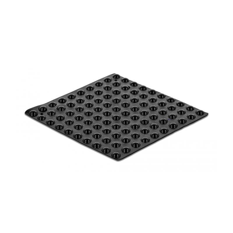 4,5-90mm Silikon Gummi Füße Schwarz Rund Selbstklebend Anti Rutsch