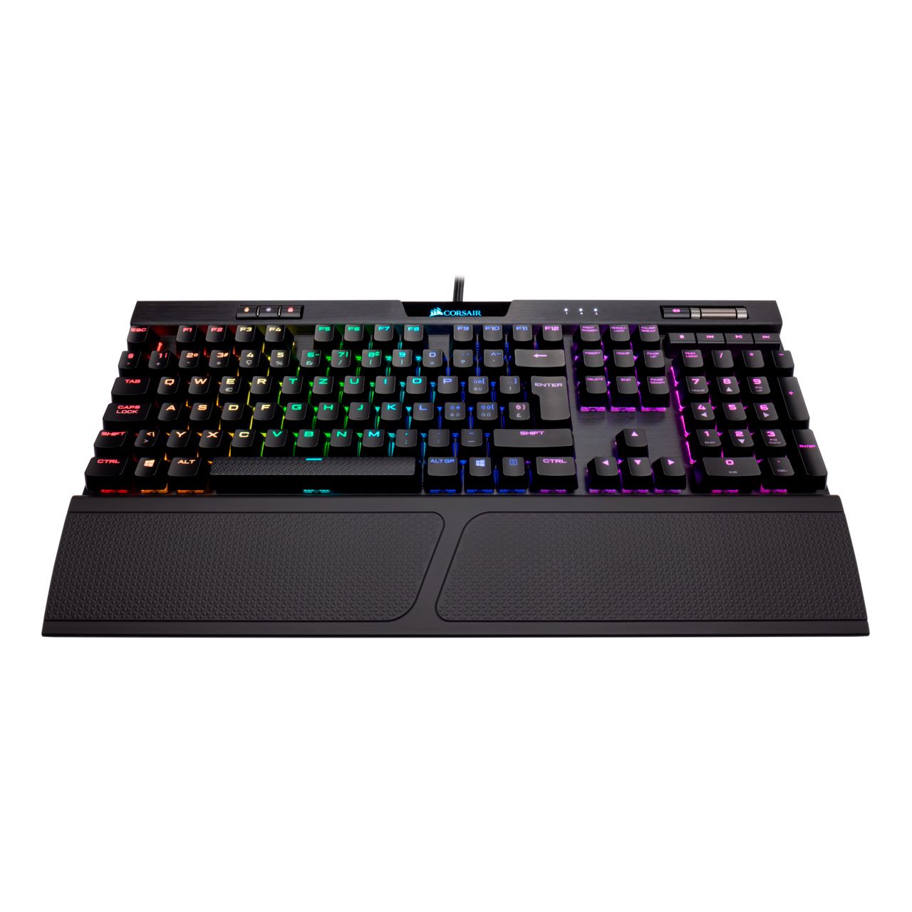 Corsair Gaming K70 RGB MK.2 Rapidfire, MX SPEED RGB Silver, USB, CH ...