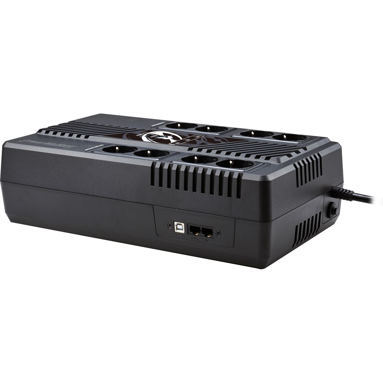 PowerWalker VI Serie 1000VA/600W UPS Interattivo Con AVR, Schermo LCD, USB/HID, Avvio A Freddo