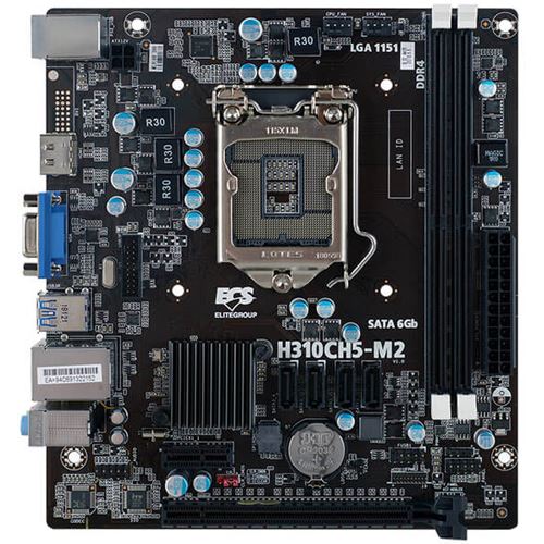 Elite Group H310CH5 Intel H310 So.1151 Dual Channel DDR4 mATX Retail ...