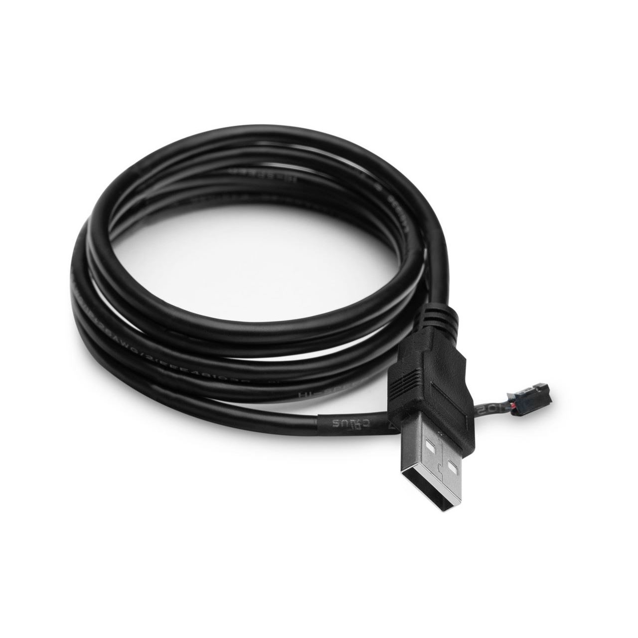 1.00m EK Water Blocks USB Verbindungskabel USB A Stecker auf 4pin Terminalblock Schwarz Image