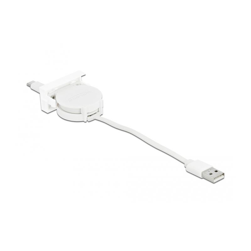 Delock USB 2.0 Kabel – Typ-A Auf USB-C, Beidseitig Steckbar