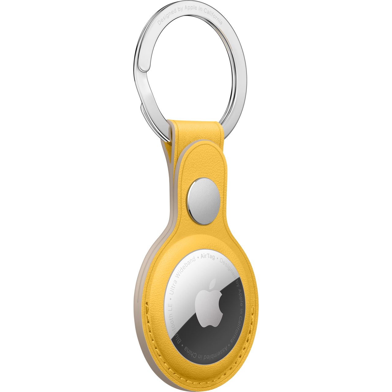 Apple AirTag Leather Key Ring meyer lemon Sonstiges Handyzubehör