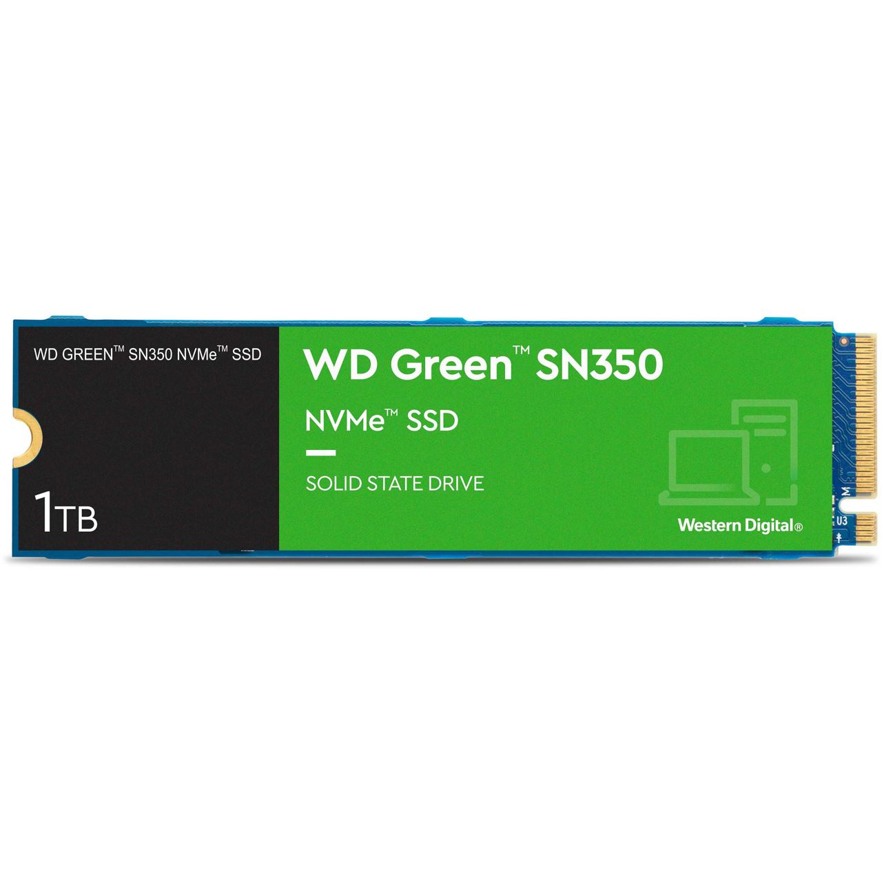 1TB WD Green SN350 M.2 2280 PCIe 3.0 x4 3D NAND QLC WDS100T3G0C M.2 SSDs Mindfactory