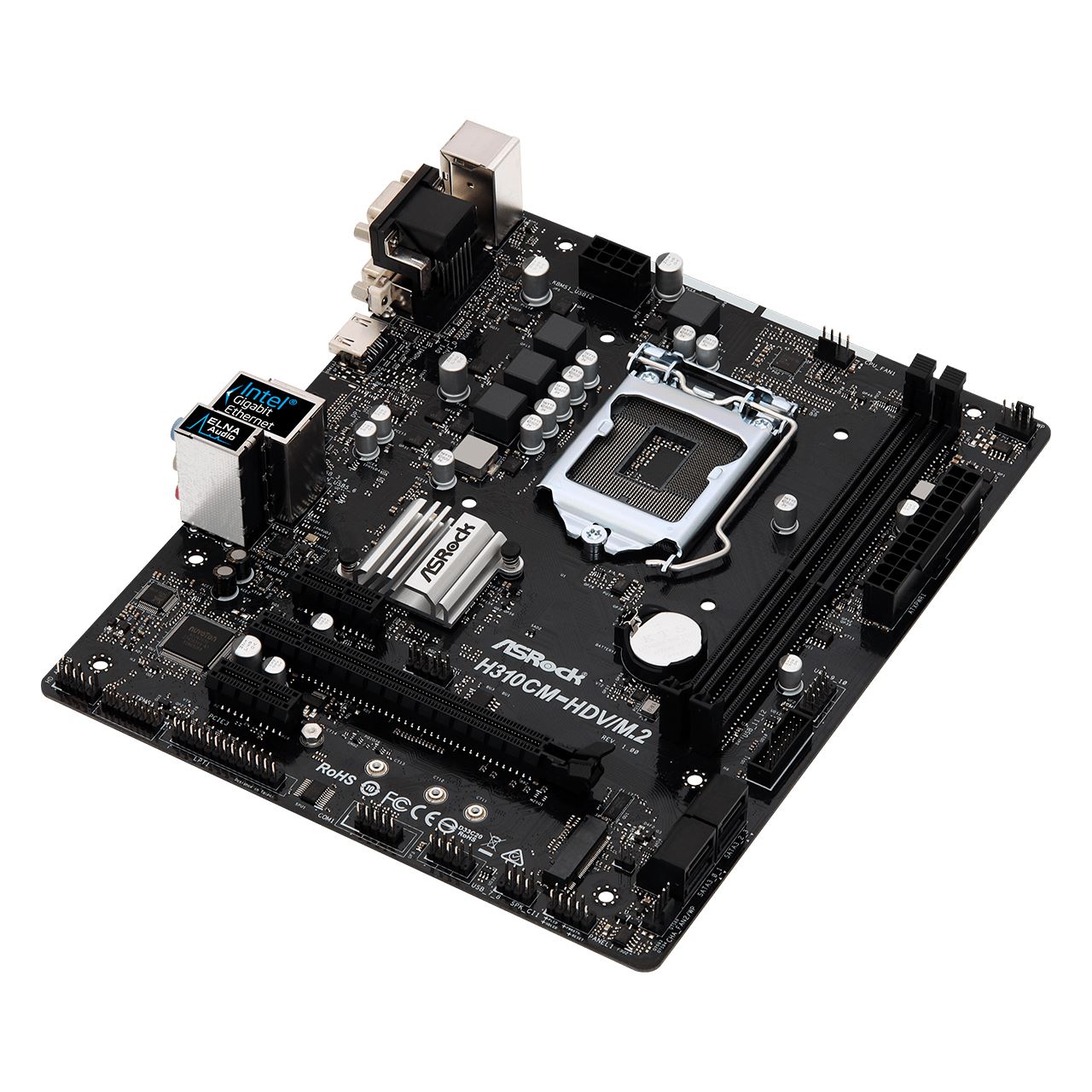 ASRock H310CM-HDV/M.2 Intel H310 So.1151 Dual Channel DDR4 mATX Bulk ...