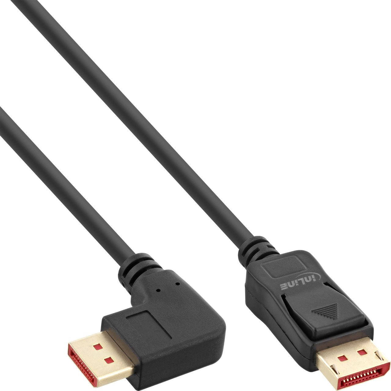 €2,78*/1m) 5.00m InLine Displayport 1.4 Anschlusskabel gewinkelt 