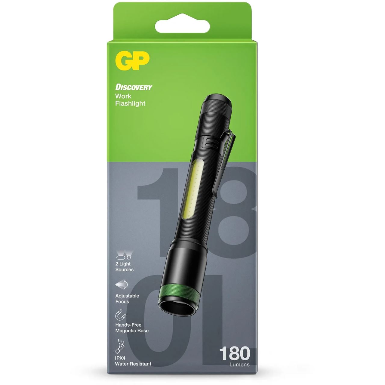 GP Taschenlampe 150lumen C33 2X AA