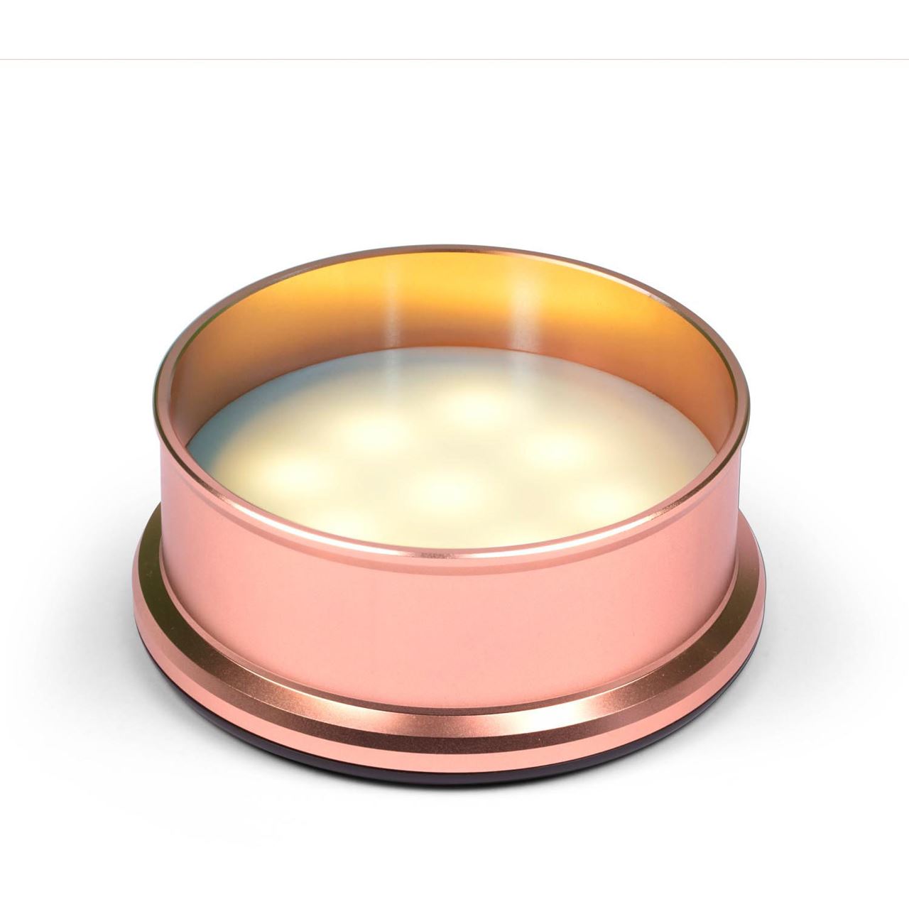 thumbsUp! Flaschenuntersetzer mit Beleuchtung rosegold