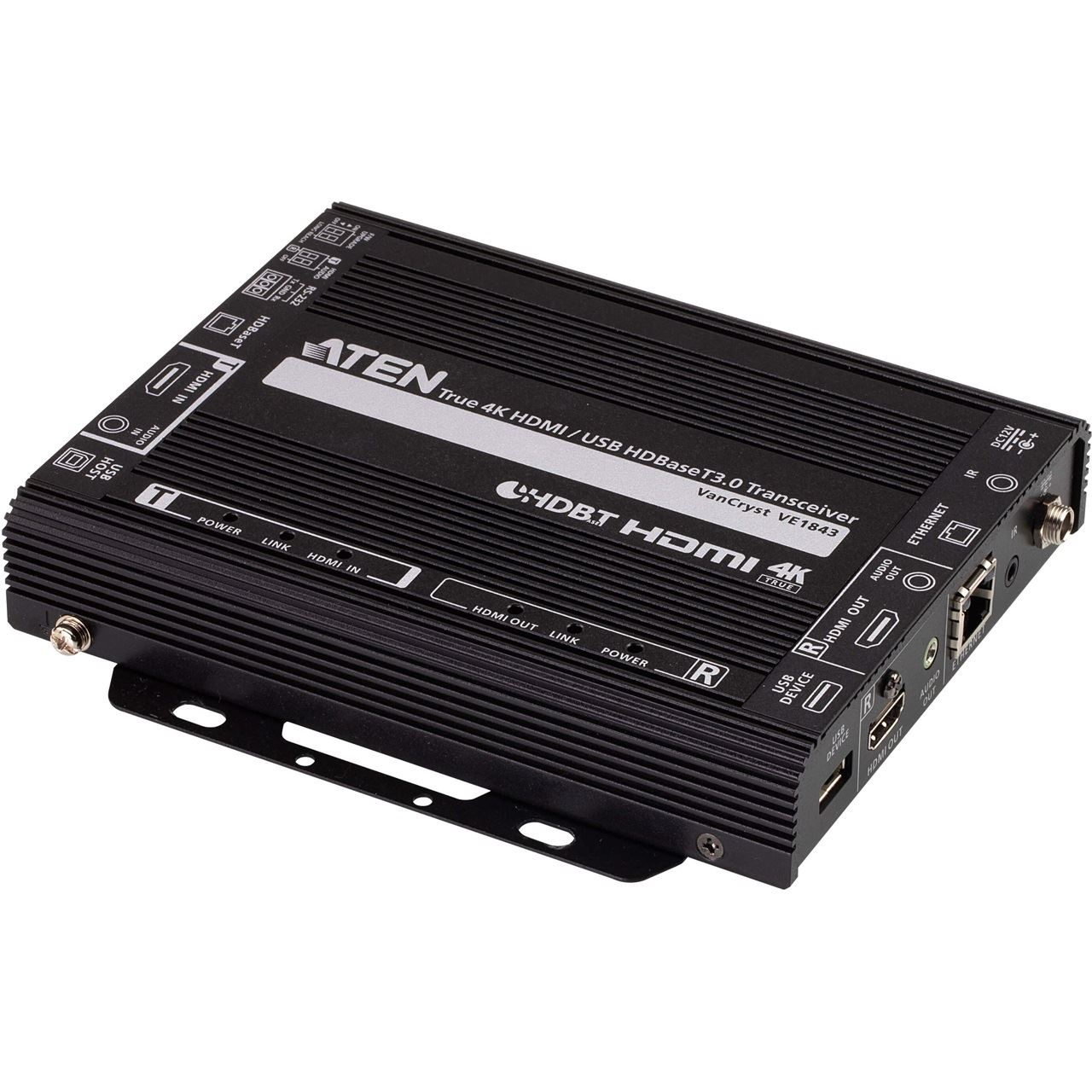 ATEN Technology VE1843 True 4K HDMI / USB HDBaseT 3.0 Transceiver - KVM ...