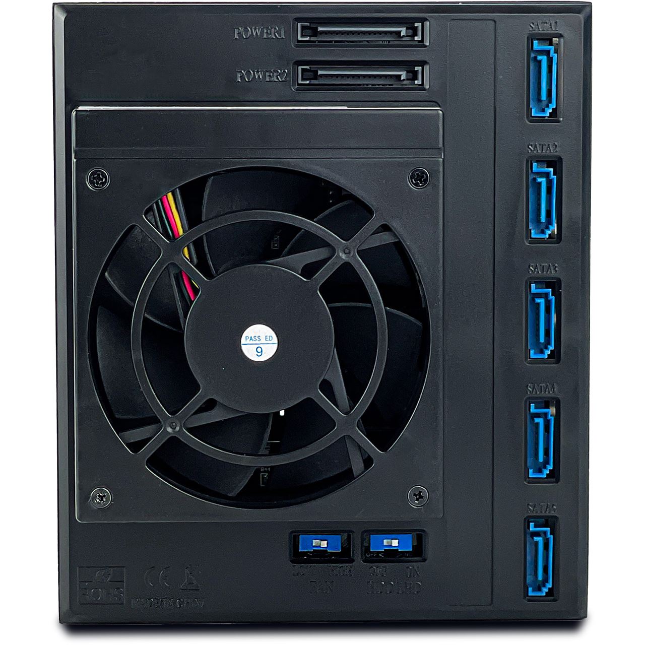 Backplane FANTEC MR-SA1082 SAS/SATA 6G Per 8 X 2,5" HDD/SSD, Alloggiamento Da 5,25", Ventola 40mm, Hot-Swap